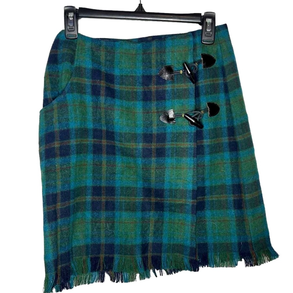 90s Plaid Mini Skirt